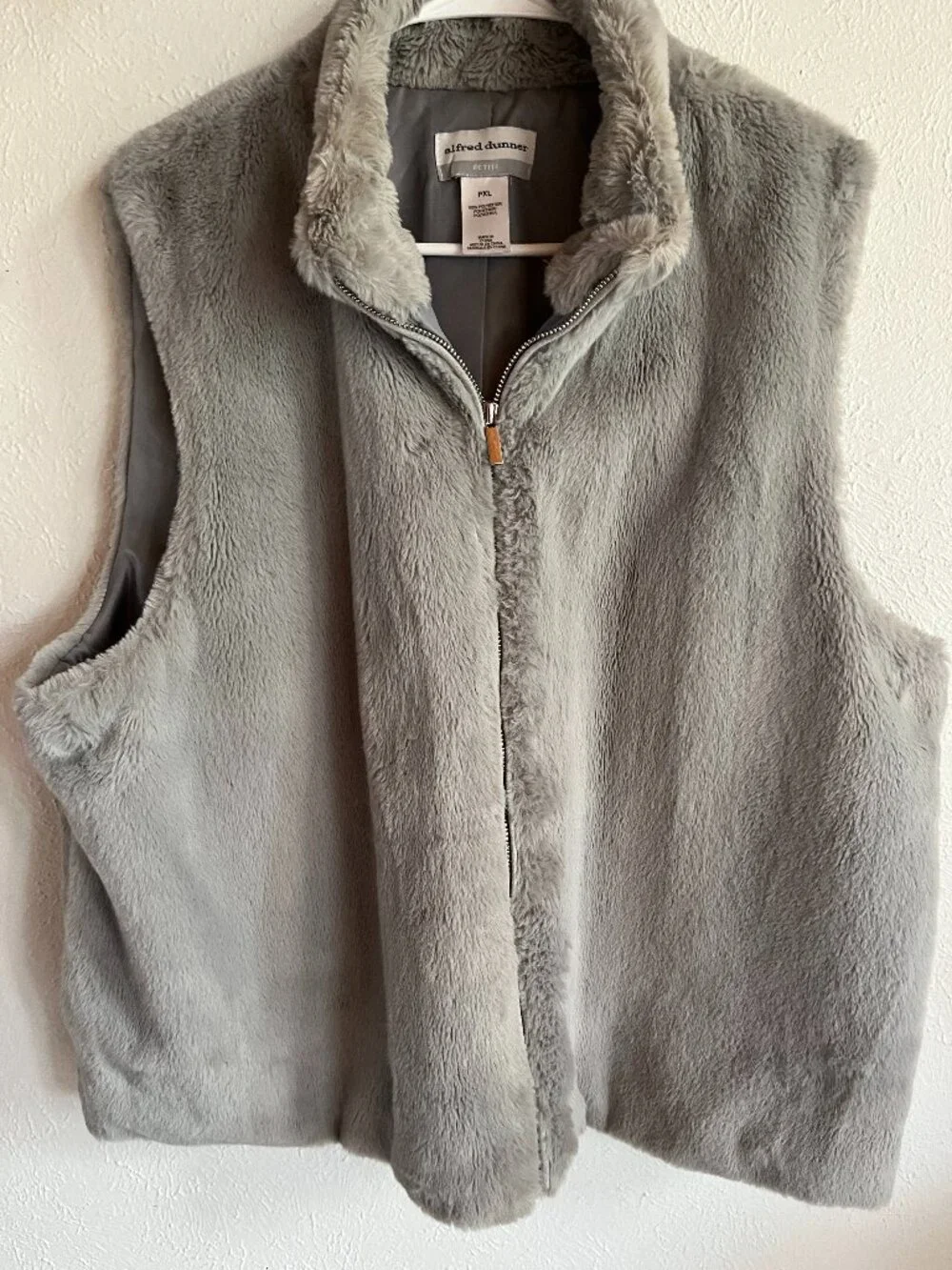 Gray Furry Jacket